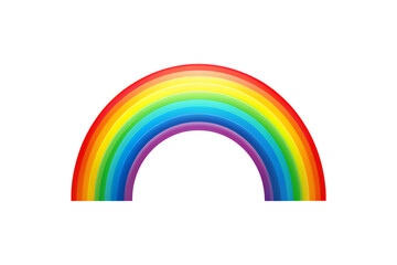 Rainbow gradient isolated on transparent background. png