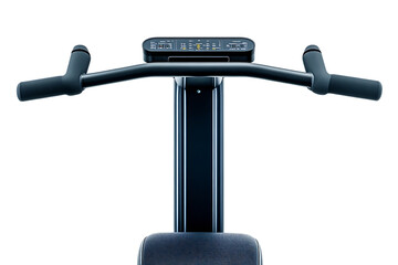 Obraz premium Exercise gym equipment isolated on transparent background