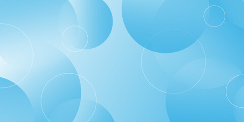 Abstract blue background with circle geometric. Light blue abstract background design. background with copy space for design, vector. blue background with simple waves with dynamic shapes. vector.