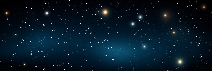 Fototapeta premium Starlit night sky filled with twinkling stars over a tranquil landscape. Generative AI