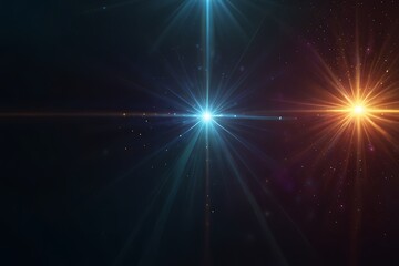 Fototapeta premium Lighting lens flare background 