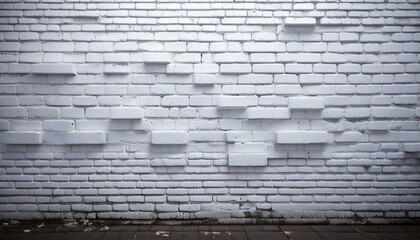 white brick wall