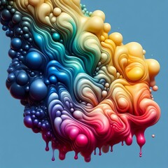 212 Melting Gradients A gradient of colors melting and blending