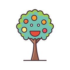 Tree Vector illustration for print