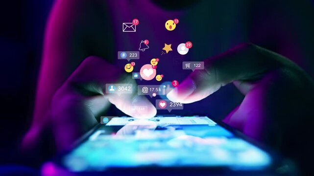 Businesswoman uses computer analyze SEO Search Engine optimization, advertising, communication, digital, business, marketing, technology, digital marketing, online, , goals,ads, website, social media,