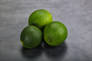 Green sour tropical Lime fruit
