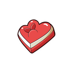 happy valentine day red heart