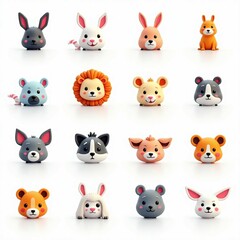 Obraz premium set of animals