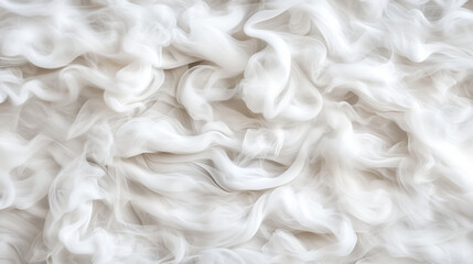 Fototapeta premium Ethereal white smoke patterns create dreamy, abstract background