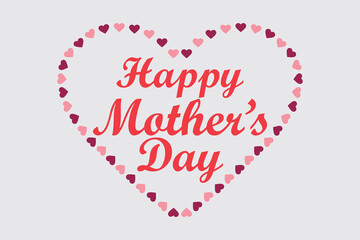 Happy Mother's Day Vector Illustration Design To Celebrate The Happy Mother's Day, Happy Mother's Day Vector Design