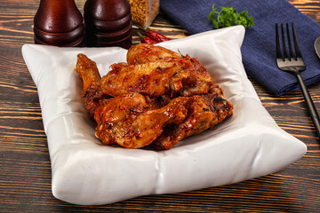 Hot and spicy Buffalo chicken wings