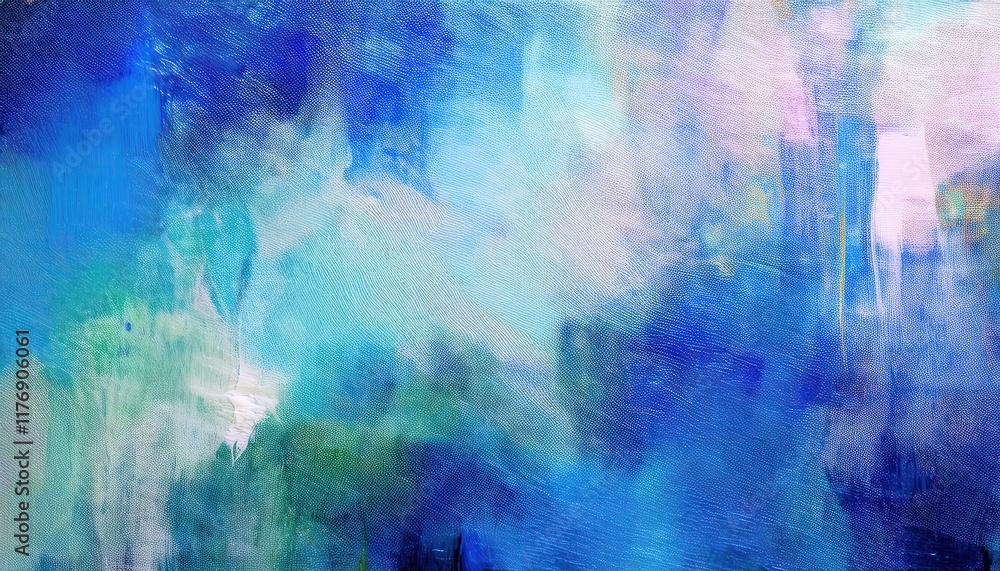 Poster Mesmerizing Abstract Blue and Green Texture with Fine Wavy Lines, Subtle Gradient Flow, and Rippling Patterns for Digital Design Banner
