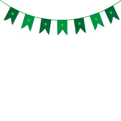 St. Patricks Day Flag Decoration