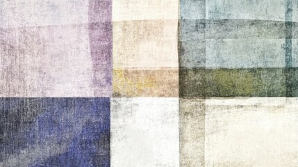 Fototapeta premium Abstract Geometric Color Block Art - A Striking Visual Display