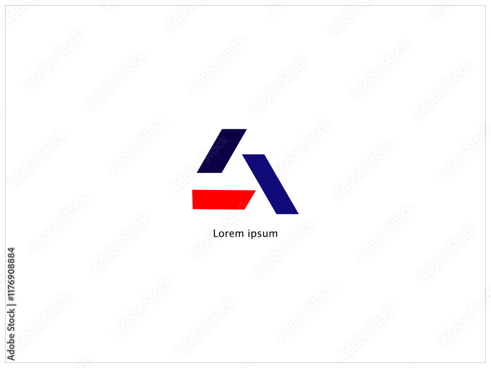Fototapete font customise logo design ,vector , illustration and unique design logo which contain a brand ident