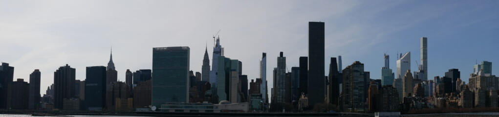 Manhattan skyline, New York City, NYC, horizon, gratte-ciel, architecture, ville, urbain, m&eacute;tropole, &Eacute;tats-Unis, Am&eacute;rique, Big Apple, Empire State Building, One World Trade Center, Freedom Tower, Chry