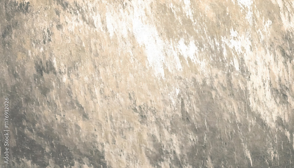 Poster Abstract beige and white textured background with brushstroke patterns, perfect for minimalist design, interior decor, and art projects.