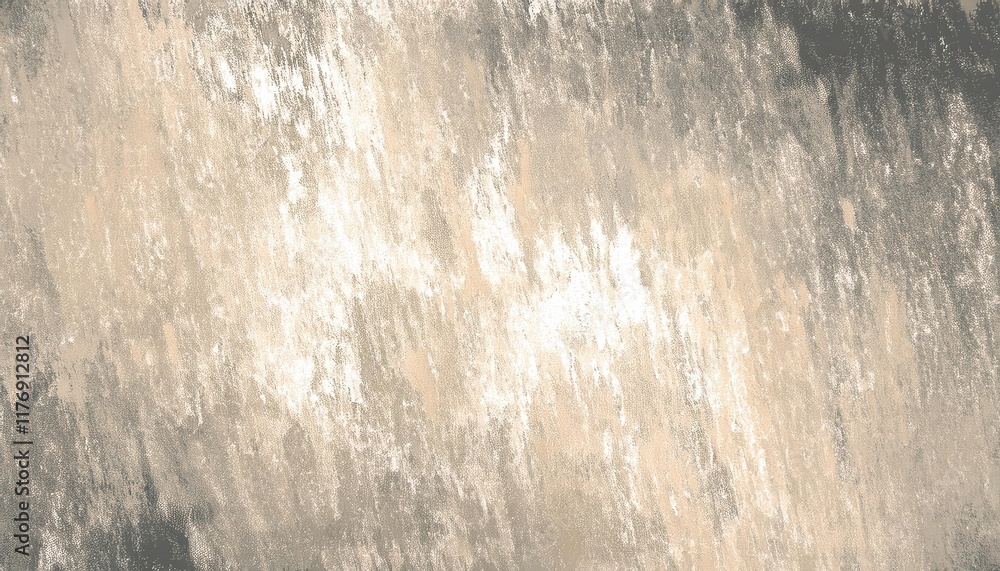 Aufkleber abstract beige and white textured background with brushstroke patterns, perfect for minimalist desig