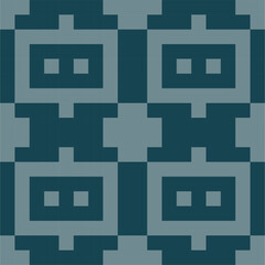 Pixel seamless pattern vector background for business or decoration