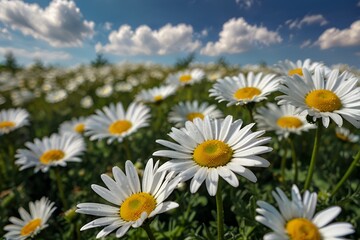 Fototapeta premium white daisies