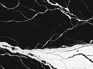Granulated black marble wall texture with a glossy finish, perfect for luxury interior design projects, marble, wall, interior design