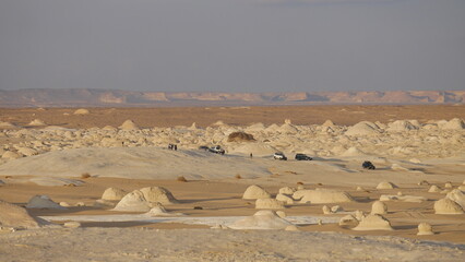 d&eacute;sert blanc, &Eacute;gypte, Sahara, formations rocheuses, calcaire, craie, paysage d&eacute;sertique, sable, dunes, &eacute;rosion, g&eacute;ologie, nature, parc national, formations naturelles, rochers, aventure, exploration, 