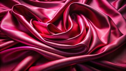 Obraz premium Luxurious Satin Fabric Texture Background - Elegant Draped Silk Material