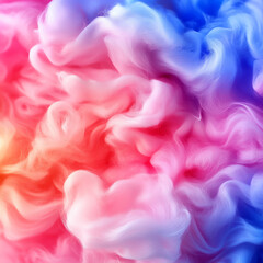 Fototapeta premium A vibrant and colorful abstract swirl of pink, blue, and purple hues, evoking a sense of fluid motion and artistic creativity.