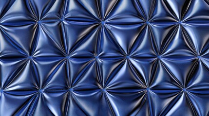Fototapeta premium Stunning Geometric Blue Fabric Pattern for Interior Design