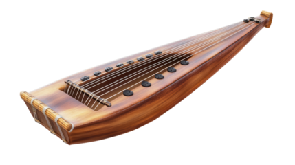 The Intricate Beauty of a Kantele:  A handcrafted wooden kantele, a traditional Finnish string instrument, showcases its intricate design and natural wood grain.  A timeless piece of musical heritage.