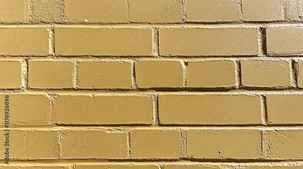 Poster yellow brick wall texture with smooth finish and subtle details, ideal for backgrounds and design el