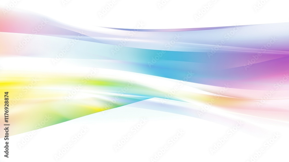 Poster abstract colorful wave background.