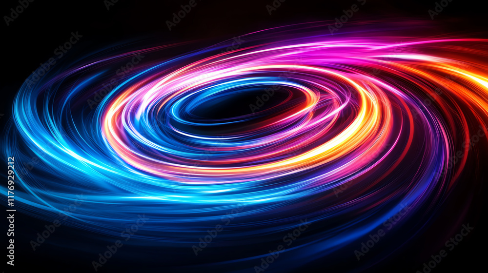 Aufkleber a vibrant swirl of dynamic colors creating a mesmerizing visual effect that captures attention and i
