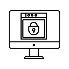 Password icon vector. protection illustration sign. security symbol or logo.