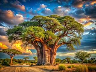 Majestic Kruger National Park Trees, South Africa - Breathtaking African Savanna Landscape Photography