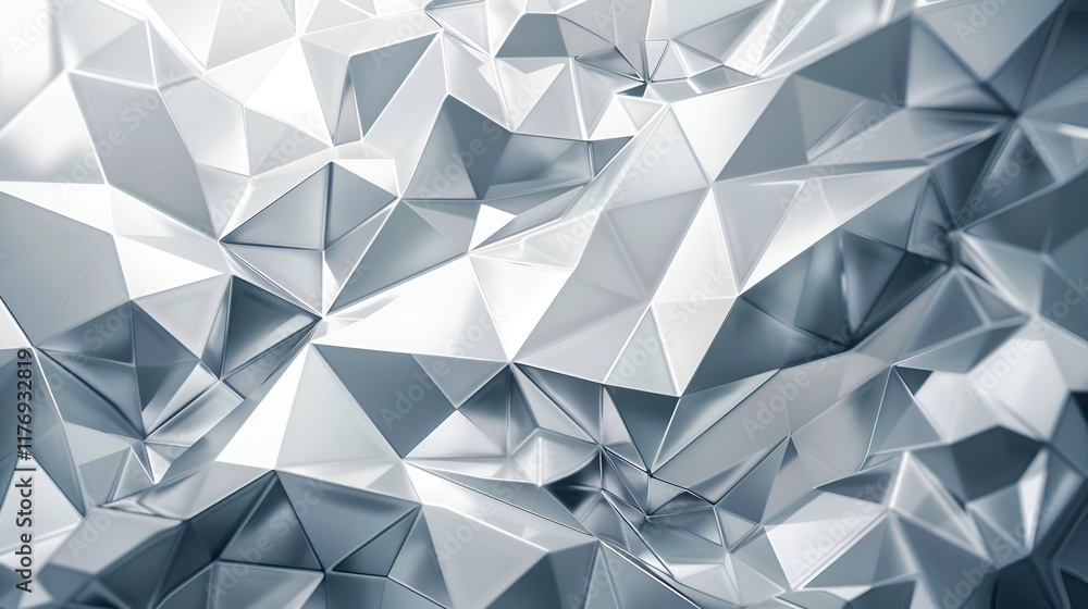 Poster white geometric poligon abstract background ,abstract white and grey background ,subtle abstract bac