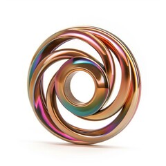 Intricate metallic swirls intertwine, forming a captivating abstract design with a modern aesthetic, suitable for various creative projects