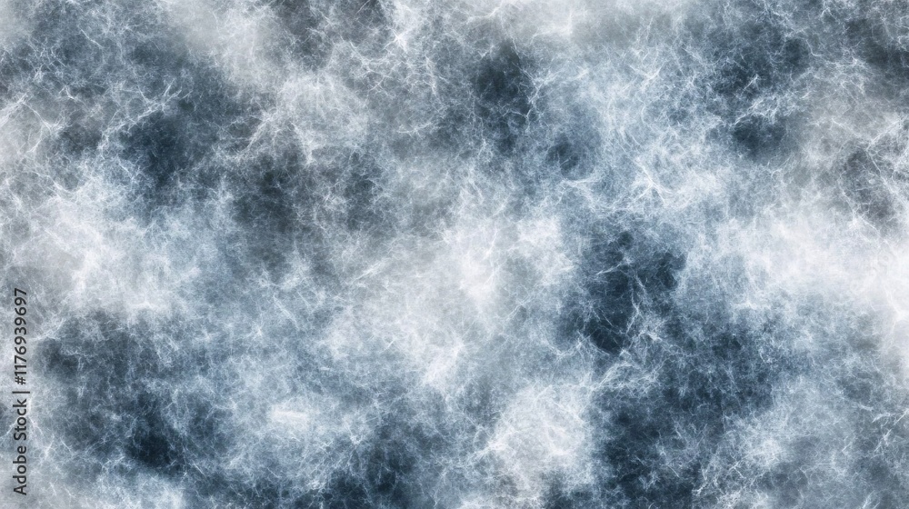 Poster cloudy abstract texture featuring shades of gray and blue in a soft design