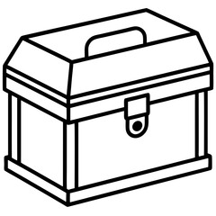 metal box with a lid