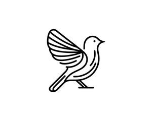 Bird Logo Design Vector Template