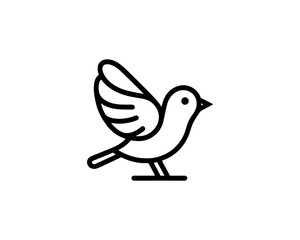 Bird Logo Design Vector Template