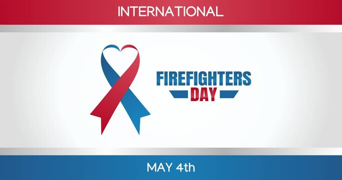 international firefighters day motion video, ideal for international firefighters day celebration
