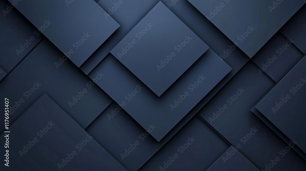 Poster geometric shapes create a modern abstract background with dark tones and textures