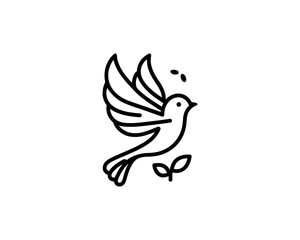 Bird Logo Design Vector Template