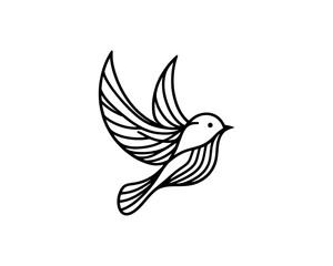 Bird Logo Design Vector Template