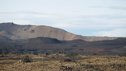 lac Askja, Islande, caldeira, volcan, paysage volcanique, Highlands, Dyngjufjöll, cratère,...