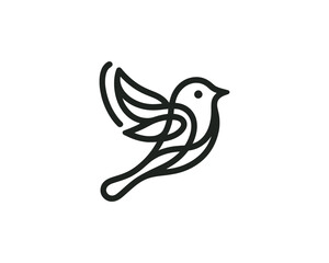 Bird Logo Design Vector Template