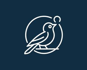 Bird Logo Design Vector Template