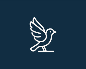 Bird Logo Design Vector Template