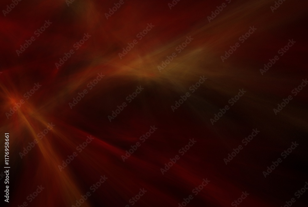 Poster computer generated fractal pattern and shape